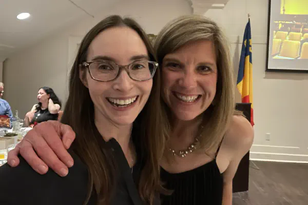 Day 2 - Dinner - Aislinn and Courtney