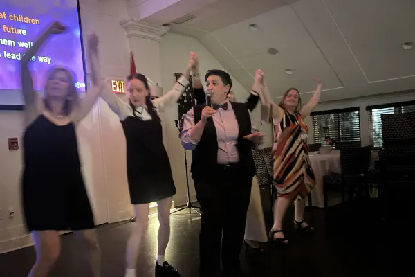 Day 2 - dinner - karen sings