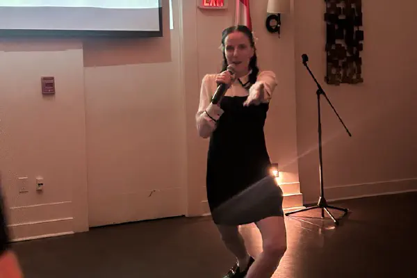 Day 2 - dinner - kate sings