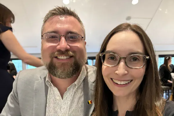 day 2 - dinner - Aaron and Aislinn