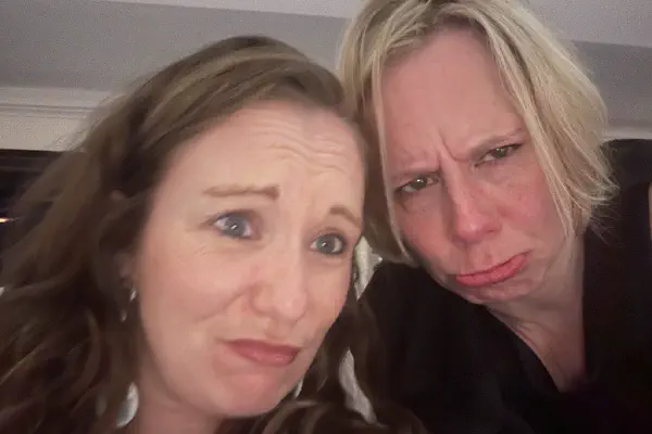 day 2 - dinner - tiffany and Carolyn