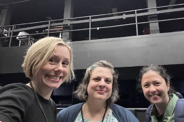 day 2 - theo - rotunda with tiffany and Anjali